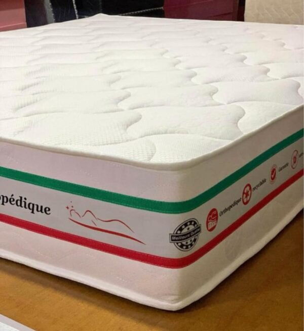 Matelas Orthopédique En Mousse D30 160 x 190 cm ( 25 Cm )